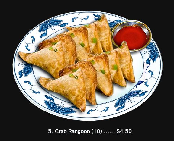 5. Crab Rangoon 5. Crab Rangoon